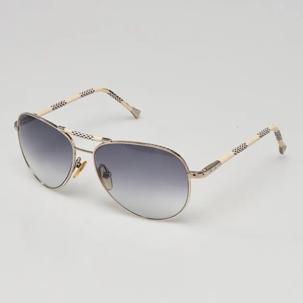 Louis Vuitton Damier Azur Canvas Conspiration Pilote Sunglasses Z0203U